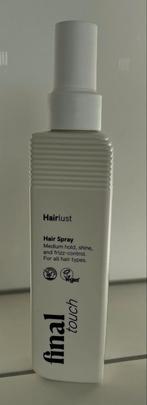 Hairlust final touch haarlak haarspray versteviging, Nieuw, Ophalen of Verzenden, Gel, Wax, Haarlak of Mousse