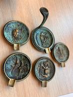 Vintage  Asbakken Set van 5, Ophalen of Verzenden, Brons