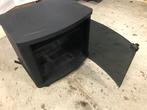 TV kastje gebruikt, zwart, op wieltjes Ophalen, Huis en Inrichting, Kasten | Computermeubels, Ophalen, Gebruikt, 70 tot 120 cm