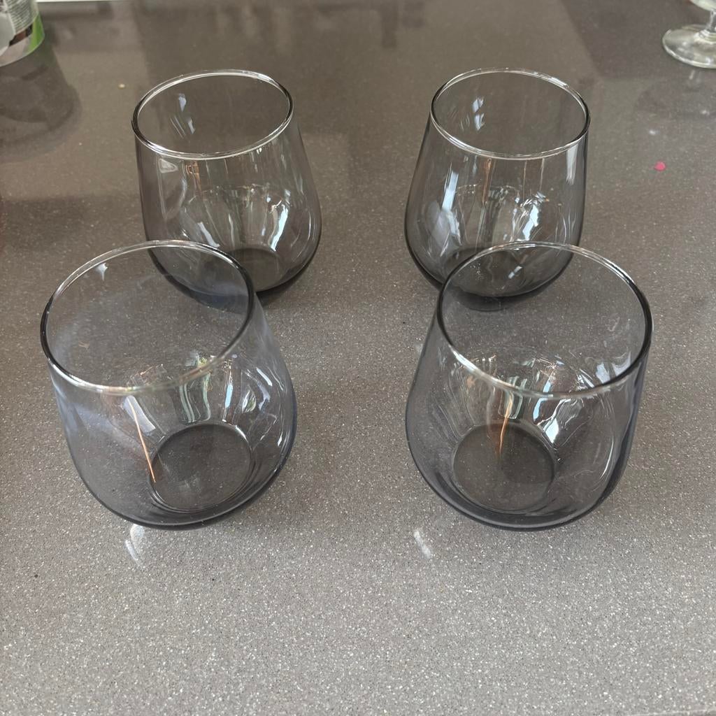 4 Glazen - Perfecte Staat, Ophalen of Verzenden, Gebruikt, Overige typen