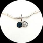 Pandora hanger Moon Blue Sky 791993CZ love you to the Moon, Gebruikt, Pandora, Ophalen of Verzenden, 1 bedel