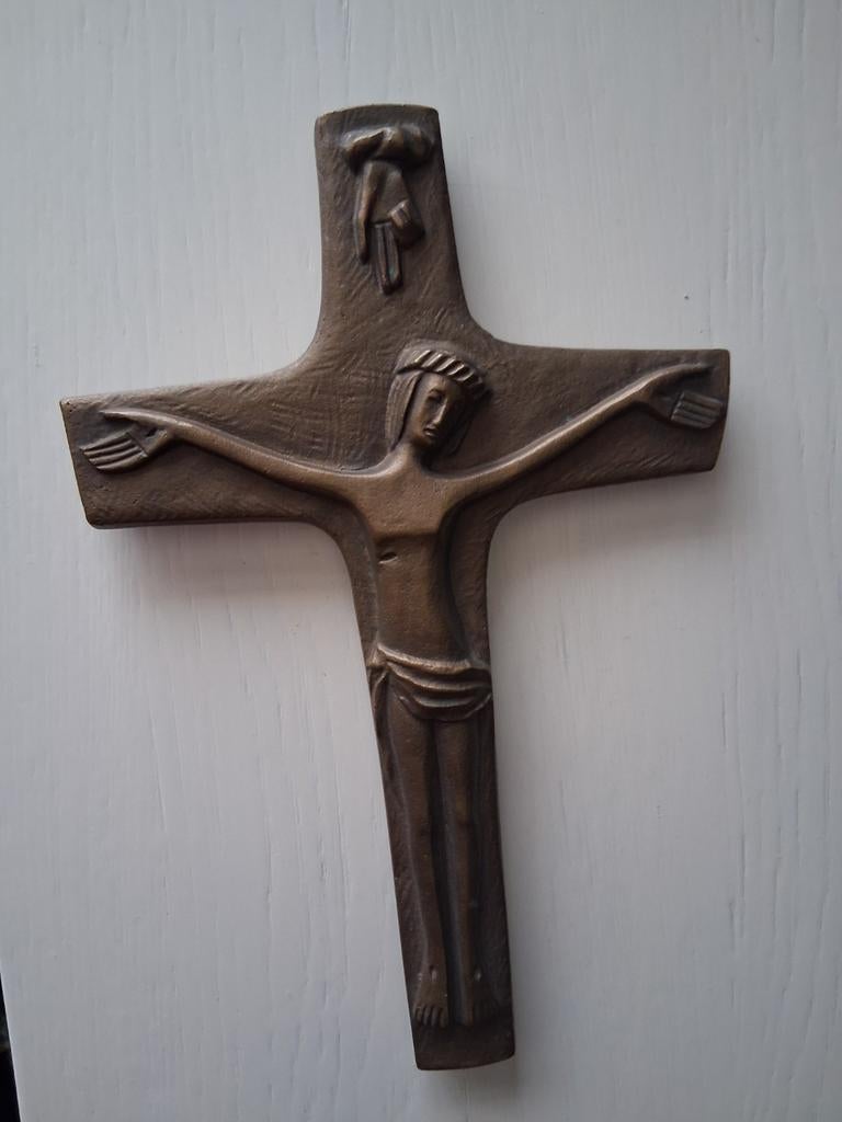 Crucifix, Antiek en Kunst, Antiek | Religie, Ophalen of Verzenden