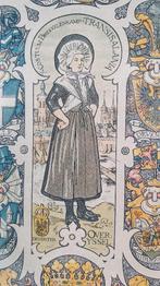 Antiek Chromolitho T. vd Laar Costuum Brekkelenkamp. S28, Ophalen of Verzenden