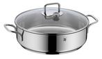 Nieuw: WMF Profiselect Braadpan 28 cm + thermometer en inzet, Nieuw, Ophalen of Verzenden, Rvs, Keramische plaat