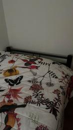 Eenpersoonsbed met dikke matras (25cm), Ophalen, 90 cm, Eenpersoons, Zwart