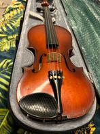 Oude 3/4 Stradivarius Viool met Koffer, Muziek en Instrumenten, Strijkinstrumenten | Violen en Altviolen, Gebruikt, 3/4-viool