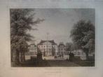 117 / Apeldoorn  het Loo  Staalgravure  1860, Antiek en Kunst, Kunst | Etsen en Gravures, Ophalen of Verzenden