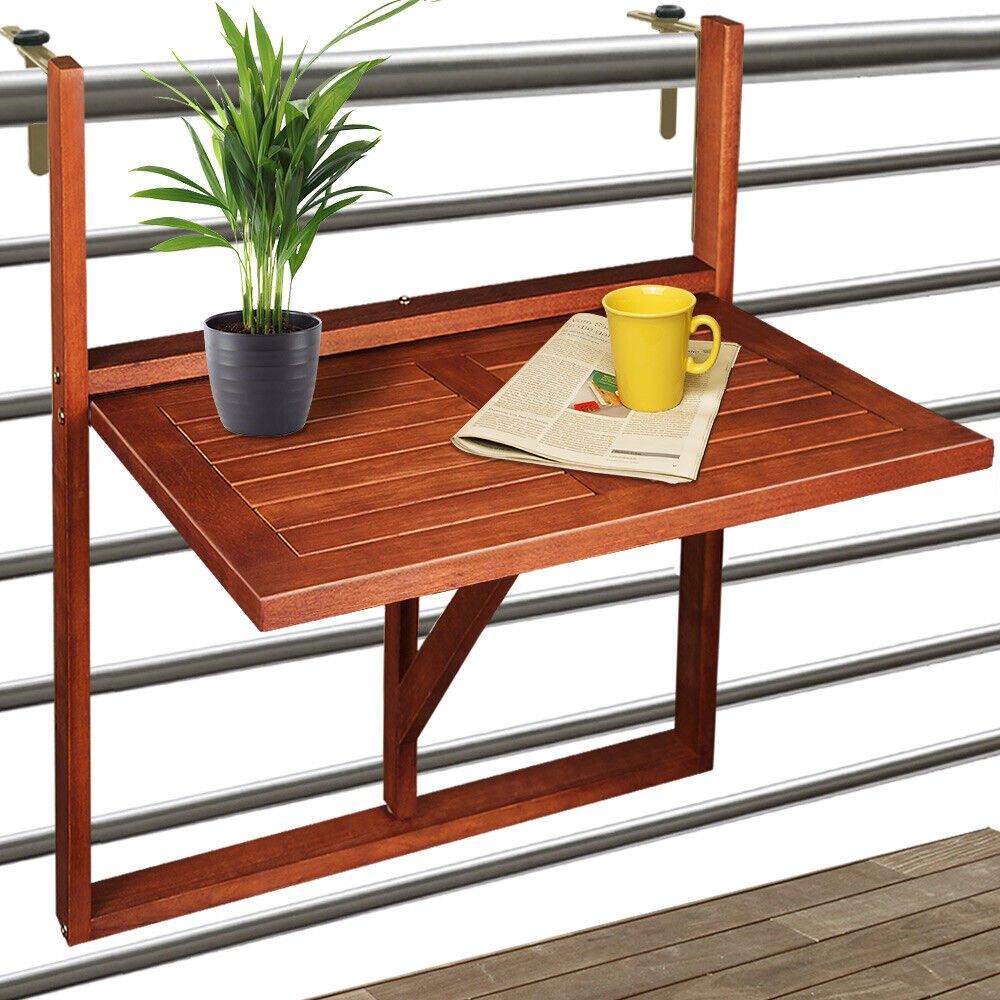 Balkontafel hangtafel hout inklapbaar 45x65 GRATIS BEZORGD!, Verzenden, Nieuw, Rechthoekig, Hout