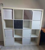 Ikea Kallax wit incl. toebehoren, Ophalen, Gebruikt, 150 tot 200 cm, 150 tot 200 cm
