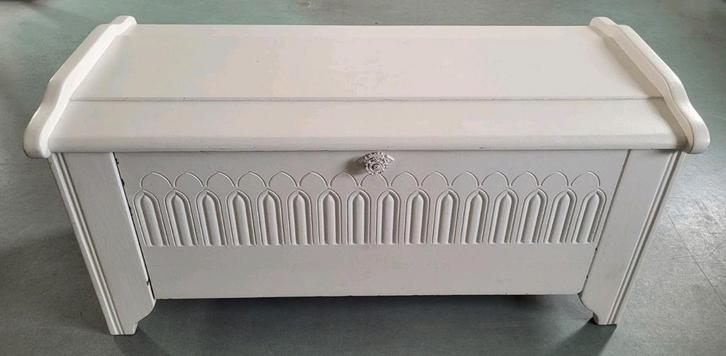 Vintage dekenkist/ speelgoedkist, Huis en Inrichting, Woonaccessoires | Kisten, Zo goed als nieuw, Minder dan 50 cm, Minder dan 50 cm