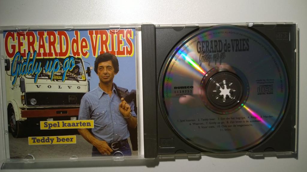 Gerard De Vries - Giddy Up Go, Cd's en Dvd's, Cd's | Nederlandstalig, Ophalen of Verzenden, Zo goed als nieuw, Pop