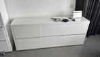 Modern Dressoir met Glasblad, Ophalen, 150 tot 200 cm, Met lade(s), 25 tot 50 cm