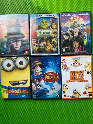 Groot lot kinder DVD's beschikbaar voor biedingen