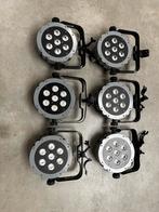 6x showtec compact par 7 TRi, Ophalen, Zo goed als nieuw, Licht, Kleur