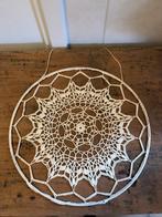 Leuk gehaakte ring lekker nostalgie 30 diameter, Ophalen, Zo goed als nieuw, Rechthoekig, Riet