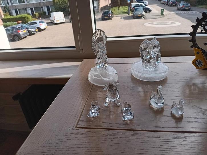 Glazen Beelden Collectie, Antiek en Kunst, Antiek | Glas en Kristal, Ophalen of Verzenden