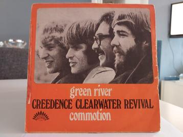 7" Single Creedence Clearwater Revival - Green River / Commo beschikbaar voor biedingen