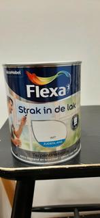 Flexa Strak in de Lak Zijdeglans Wit 0,75L, Doe-het-zelf en Verbouw, Verf, Beits en Lak, Ophalen of Verzenden