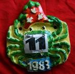 Veldteken Insigne Krabbegat Vastenavend  1983, Ophalen, Gebruikt