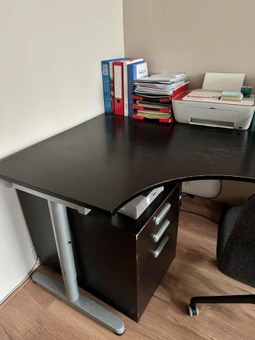 Hoekbureau met ladeblok - afbeelding 3