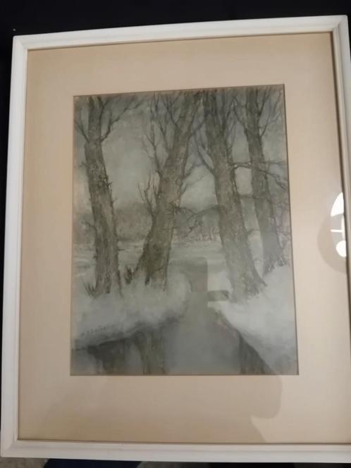 W. F. Reinders, Groninger ploeg 18 - 2-1881, Antiek en Kunst, Kunst | Schilderijen | Klassiek, Ophalen of Verzenden