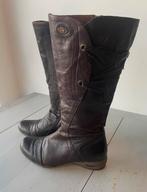 Leren laarzen van Footnotes maat 39., Kleding | Dames, Schoenen, Hoge laarzen, Bruin, Verzenden, Nieuw
