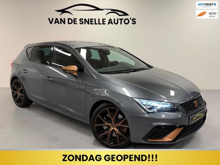 Seat LEON 2.0 TSI CUPRA R BEATS/VIRTUAL/ALCANTARA, Auto's, Seat, Bedrijf, Te koop, Leon, ABS, Achteruitrijcamera, Adaptive Cruise Control