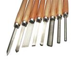 Houtdraaibeitelset, 8 delig met houten heft., Ophalen of Verzenden, Nieuw