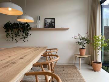 Massief eiken eettafel 260 x 100 cm – Scandinavisch, demonta beschikbaar voor biedingen