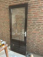 Merbau buitendeur, Doe-het-zelf en Verbouw, Deuren en Horren, Ophalen, 80 tot 100 cm, Buitendeur, 200 tot 215 cm