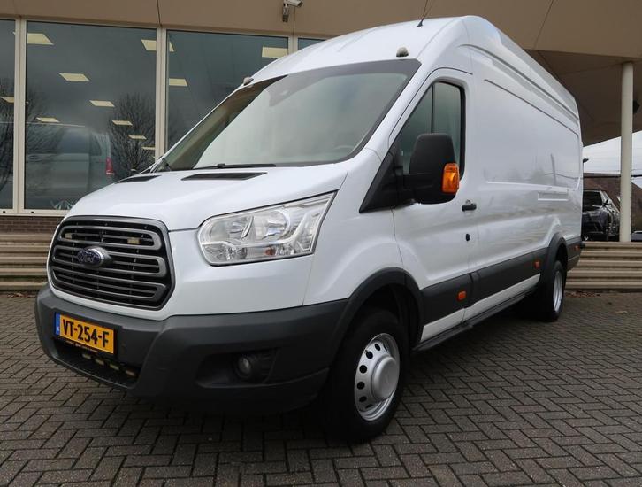 Ford Transit 470 2.2 156 PK TDCI L4H3 DUBBEL LUCHT + TREKHAA, Auto's, Bestelauto's, Bedrijf, Te koop, ABS, Achteruitrijcamera