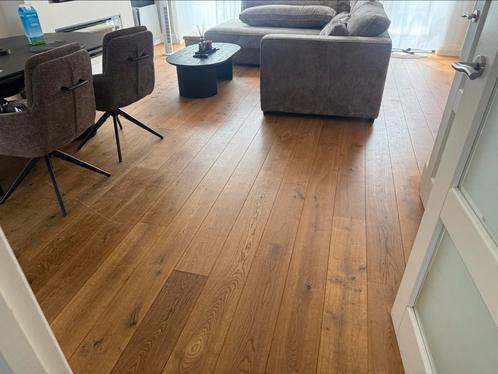 Parket eikenvloer multiplank 65m2, Doe-het-zelf en Verbouw, Vloerdelen en Plavuizen, Gebruikt, Parket, Hout, 150 cm of meer, 10 tot 30 cm