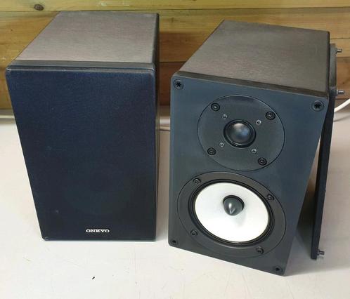 Onkyo d-055 luidsprekers 70 watt, Audio, Tv en Foto, Luidsprekers, Gebruikt, Front, Rear of Stereo speakers, 60 tot 120 watt, Overige merken