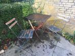 Tuinset bistro stoeltjes en tafel, Ophalen, Gebruikt