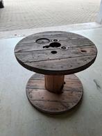 Kabel Haspel / Haspel tafel, Tuin en Terras, Tuintafels, Ophalen, Gebruikt, Rond, Hout