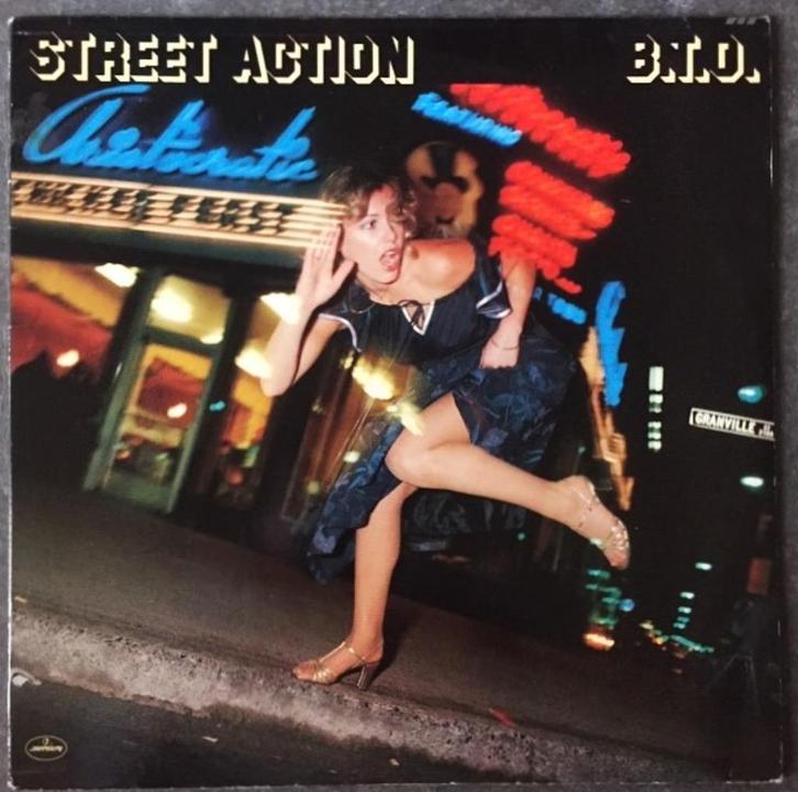 LP BTO Bachman Turner Overdrive Street Action NL 1978, Cd's en Dvd's, Vinyl | Hardrock en Metal, Gebruikt, Ophalen of Verzenden
