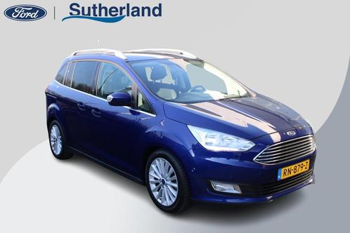 Ford Grand C-Max 1.0 Titanium 125pk | Trekhaak | Sensoren Vo, Auto's, Ford, Te koop, Grand C-Max, ABS, Airbags, Airconditioning
