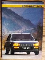 Peugeot 505 sedan, brochure modeljaar 1985, Verzenden, Gelezen, Peugeot