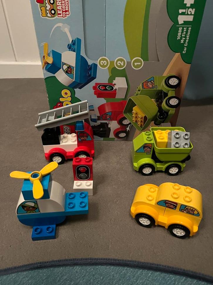 Duplo Mijn Eerste Auto Creaties 10886, Kinderen en Baby's, Speelgoed | Duplo en Lego, Zo goed als nieuw, Duplo, Complete set, Ophalen