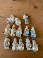 Kerstoranamenten, glazen kerstfiguren, kerstballen, Ophalen of Verzenden