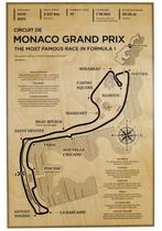 Retro Monaco Grand Prix Poster / Auto Racen F1 Formule 1, Verzenden, Nieuw, Rechthoekig Staand, Sport