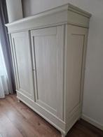 Brocante Kledingkast - Taupe/Grijs - Demonteerbaar, Ophalen