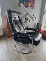 Kebe SKOGHAUS industrie draaifauteul Norway, Huis en Inrichting, Fauteuils, Ophalen, Gebruikt, Minder dan 75 cm, Metaal