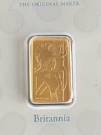10 gram goud baar - britannia baartje in blister, Postzegels en Munten, Edelmetalen en Baren, Ophalen of Verzenden, Goud