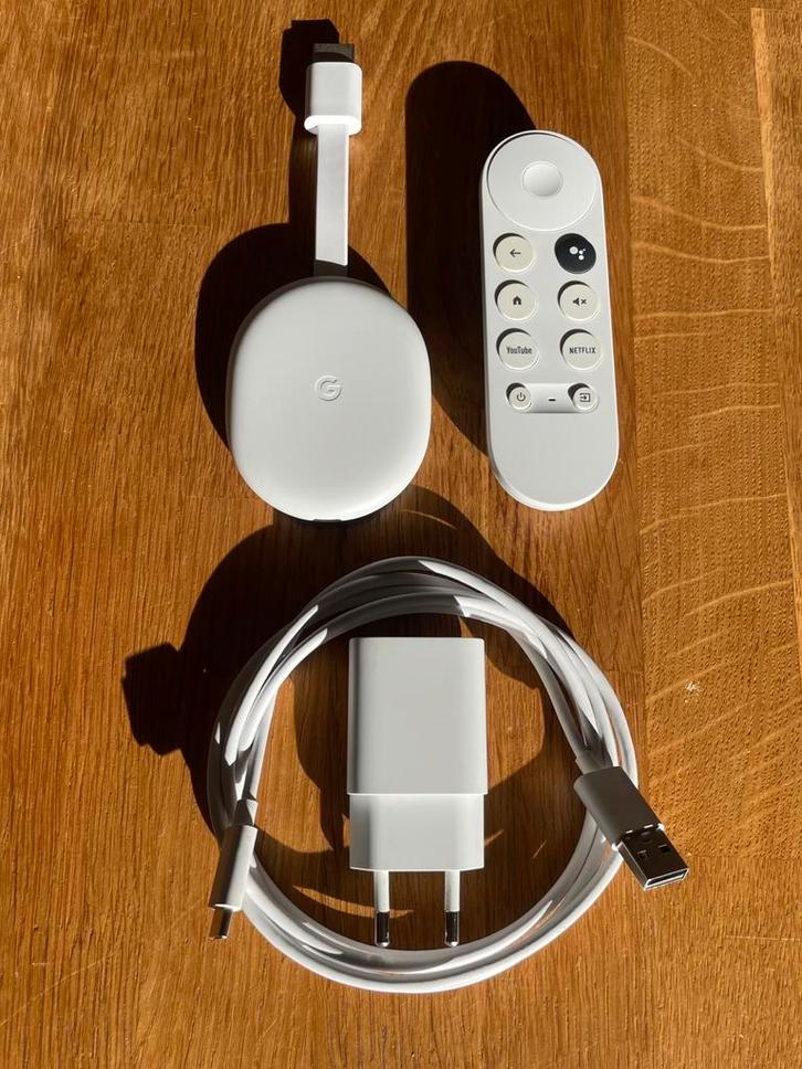 Google Chromecast met Google TV (4K), Audio, Tv en Foto, Mediaspelers, Gebruikt, Minder dan 500 GB, HDMI, Ophalen