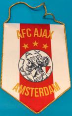 Ajax Amsterdam 1980s oude logo prachtige vintage vaandel, Ophalen of Verzenden, Zo goed als nieuw