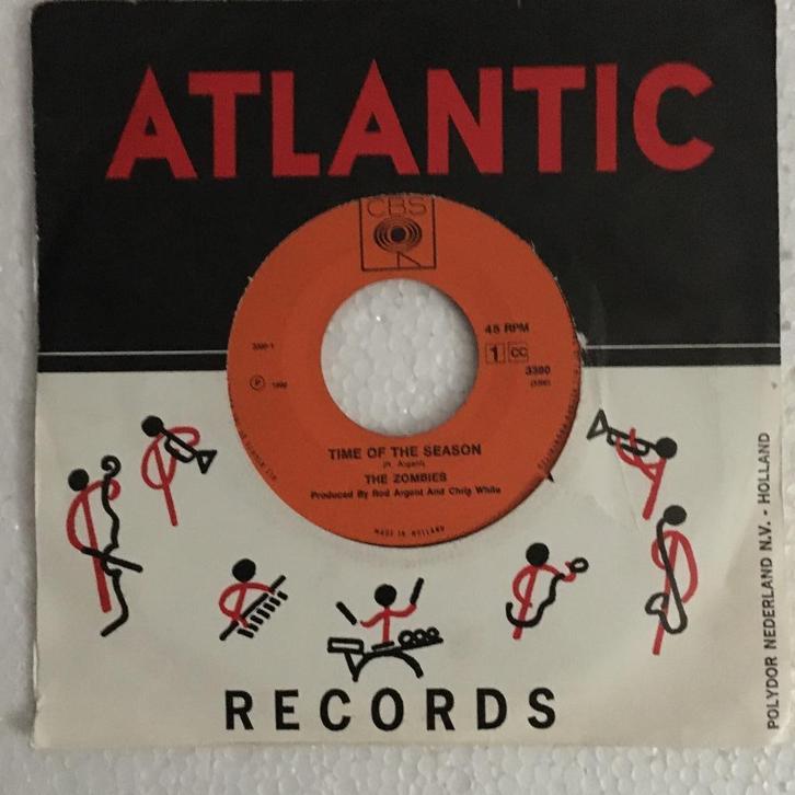 single vinyl  THE ZOMBIES – Time Of The Season (1969 - NL), Cd's en Dvd's, Vinyl Singles, Gebruikt, Single, Rock en Metal, 7 inch