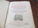 Biermannus, Johannes – De Profezie van Zacharia - Jaar 1715, Antiek en Kunst, Antiek | Boeken en Bijbels, Ophalen of Verzenden