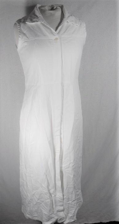 Leuke witte mouwloze jurk.Knopen.Mt 36.Merk Part Two, Kleding | Dames, Jurken, Zo goed als nieuw, Maat 36 (S), Wit, Onder de knie