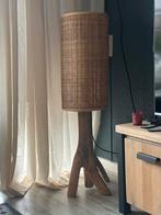 Boomstam vloerlamp, Ophalen, Zo goed als nieuw, Hout, 100 tot 150 cm